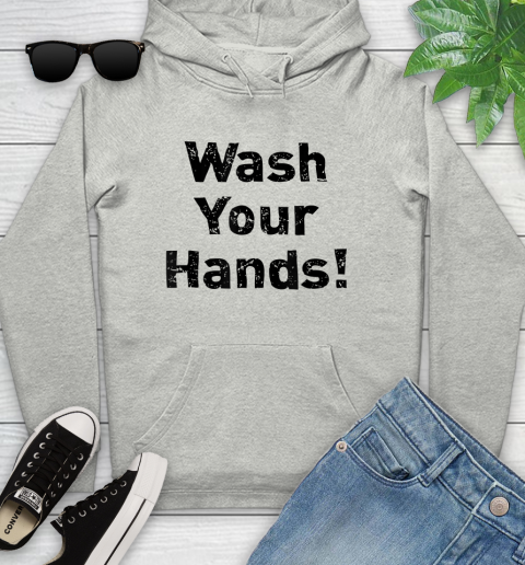 Nurse Shirt Wash Your Hands Distressed Print T Shirt Youth Hoodie