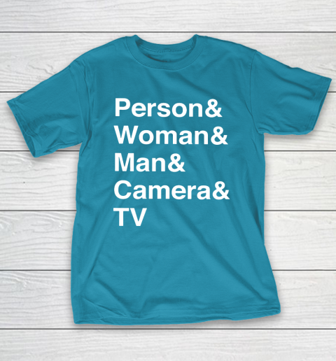 Person Woman Man Camera TV T-Shirt 7