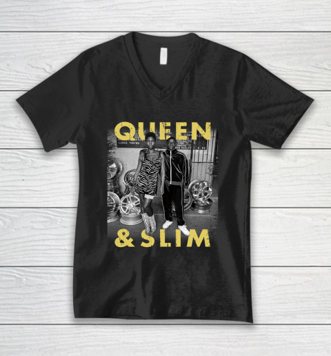 Queen and Slim Poster V-Neck T-Shirt