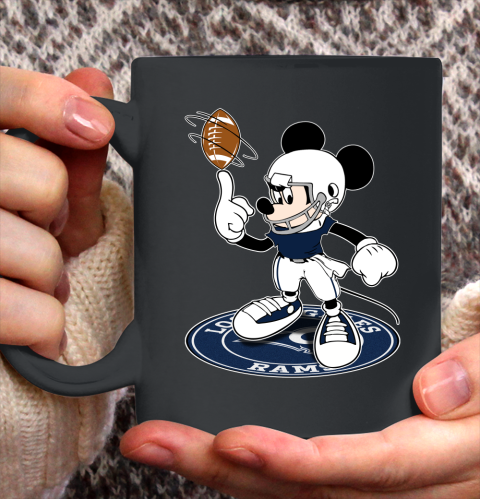 NFL Football Los Angeles Rams Cheerful Mickey Disney Shirt Ceramic Mug 15oz