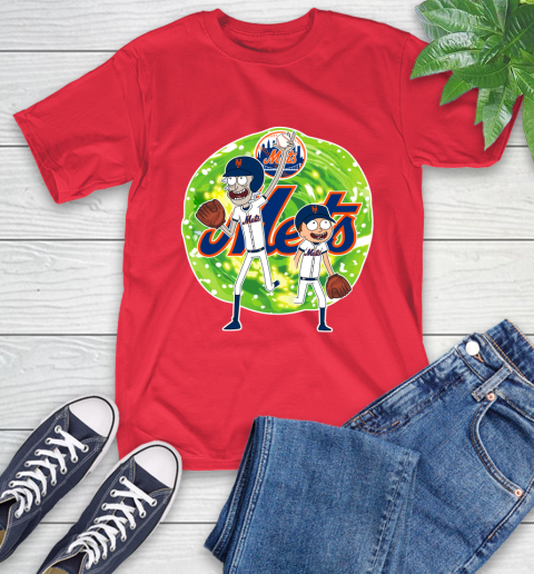 MLB New York Mets Rick And Morty Baseball Sports T-Shirt 10