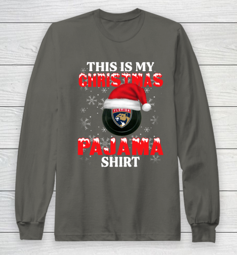 Florida Panthers This Is My Christmas Pajama Shirt NHL Long Sleeve T-Shirt 5