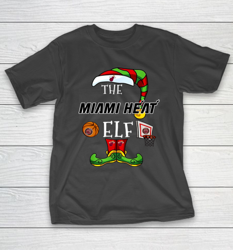 Miami Heat Christmas ELF Funny NBA T-Shirt