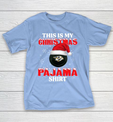Nashville Predators This Is My Christmas Pajama Shirt NHL T-Shirt 10