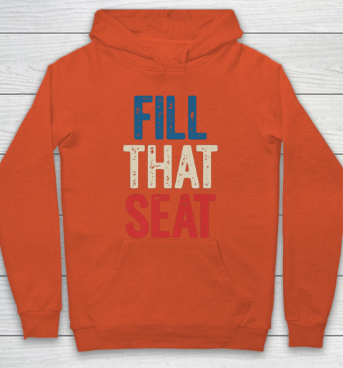Fill That Seat Vintage North Carolina NC Fill The Seat Retro Hoodie 3