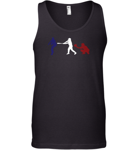 Baseball USA flag American Tradition Spirit Tank Top