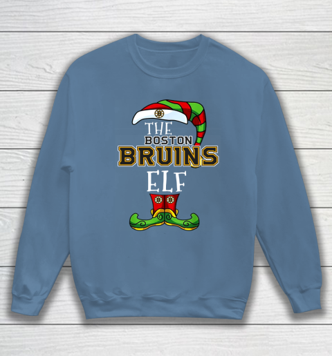 Boston Bruins Christmas ELF Funny NHL Sweatshirt 6