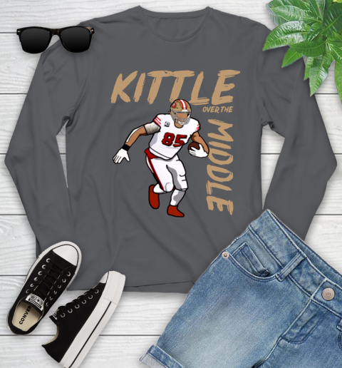 George Kittle Kittle Over the Middle San Francisco Shirt 129
