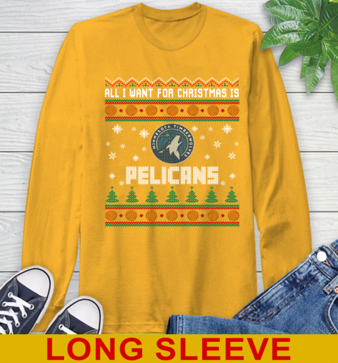NBA Basketball All I Want For Christmas Is New Orleans Pelicans 56