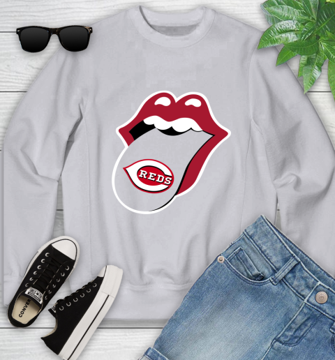 Cincinnati Reds MLB Baseball Lips I Root For My Team Adoring Fan 118