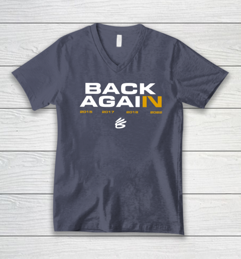 Back Again Warriors V-Neck T-Shirt 6