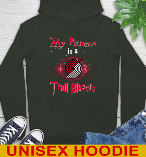 NBA Basketball Harry Potter My Patronus Is A Portland Trail Blazers Hoodie 12