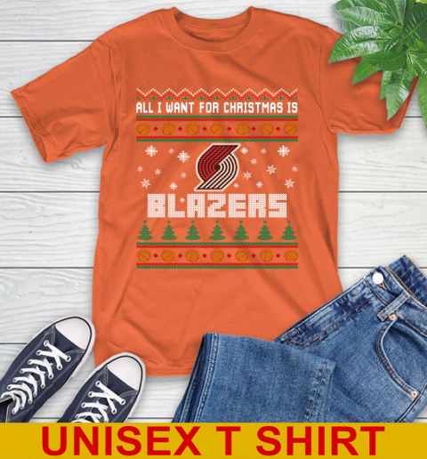 NBA All I Want For Christmas Is Portland Trail Blazers Basketball Sports 4