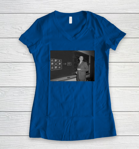 Funny Nuclear Equations Oppenheimer Minecraft Women's V-Neck T-Shirt 5