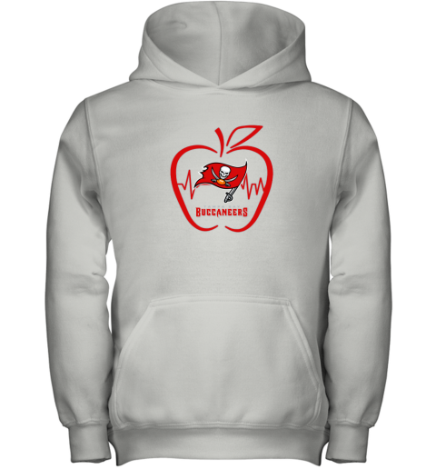 Apple Heartbeat Teacher Symbol Tampa Bay Buccaneers - Rookbrand