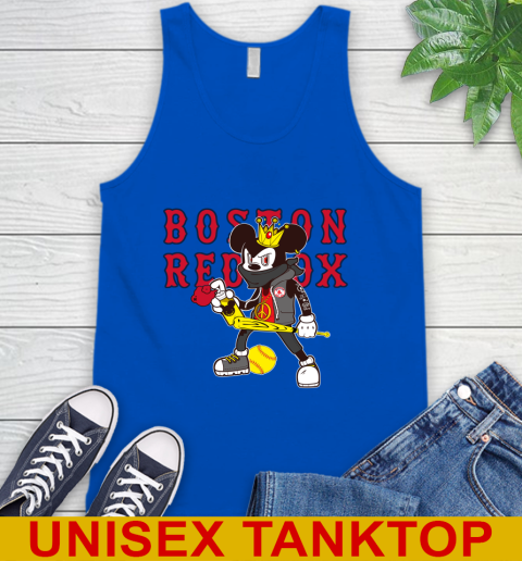 Boston Red Sox MLB Baseball Mickey Peace Sign Sports Tank Top 5
