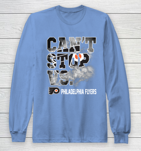 NHL Philadelphia Flyers Hockey Can't Stop Vs Long Sleeve T-Shirt 8