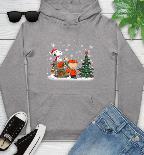 NFL Cleveland Browns Snoopy Charlie Brown Christmas Football Super Bowl Sports Youth Hoodie 6
