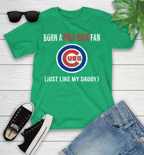 MLB Baseball Chicago Cubs Loyal Fan Just Like My Daddy Shirt Youth T-Shirt 7