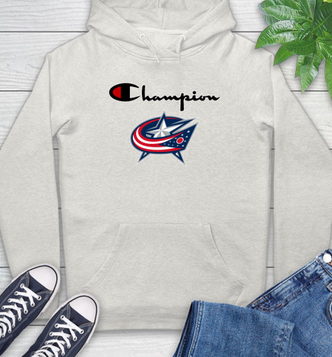 NHL Hockey Columbus Blue Jackets Champion Shirt Hoodie 12