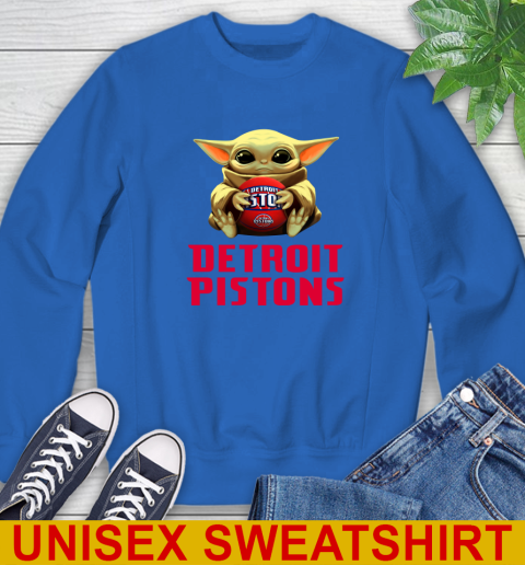 NBA Basketball Detroit Pistons Star Wars Baby Yoda Shirt 33