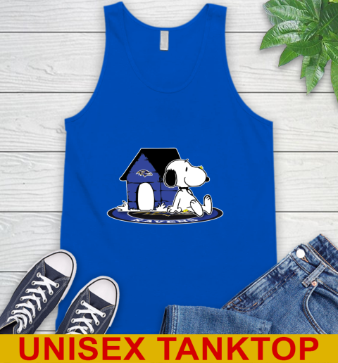 NFL Football Baltimore Ravens Snoopy The Peanuts Movie Shirt Tank Top 5