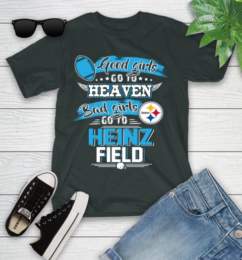 Pittsburgh Steelers NFL Bad Girls Go To Heinz Field Shirt Youth T-Shirt 6