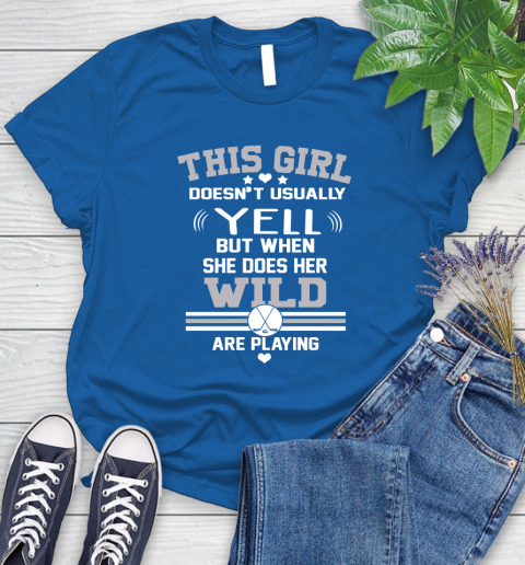 Minnesota Wild NHL Hockey I Yell When My Team Is Playing Women's T-Shirt 12