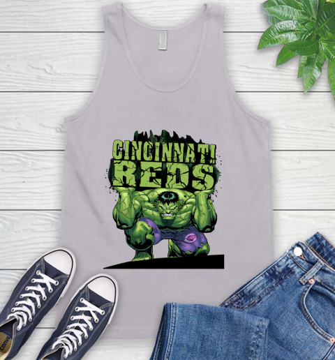 Cincinnati Reds MLB Baseball Incredible Hulk Marvel Avengers Sports Tank Top 4