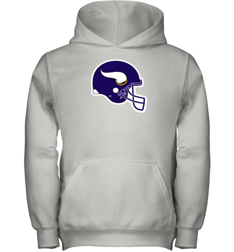 Minnesota ViKings Helmet Youth Hoodie