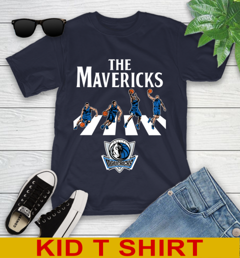 NBA Basketball Dallas Mavericks The Beatles Rock Band Shirt Youth T-Shirt 2