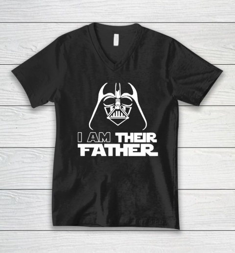 I Am Their Father, Happy Father' Day V-Neck T-Shirt