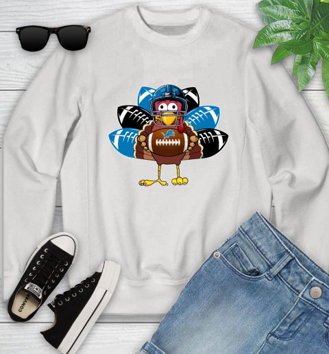 Detroit Lions Turkey Thanksgiving Day Youth Sweatshirt