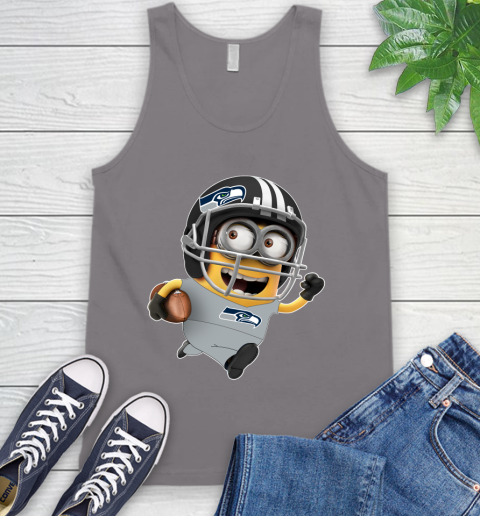 NFL Seattle Seahawks Minions Disney Football Sports Tank Top 7