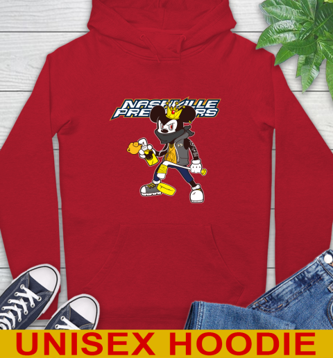 Nashville Predators NHL Hockey Mickey Peace Sign Sports Hoodie 10