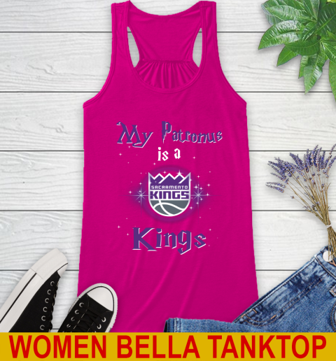 NBA Basketball Harry Potter My Patronus Is A Sacramento Kings Racerback Tank 6