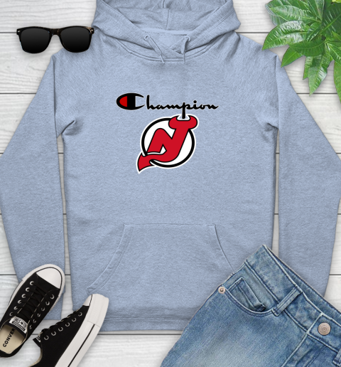 NHL Hockey New Jersey Devils Champion Shirt Youth Hoodie 7