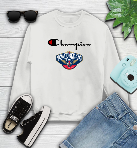 NBA Basketball New Orleans Pelicans Champion Shirt Sweatshirt 3