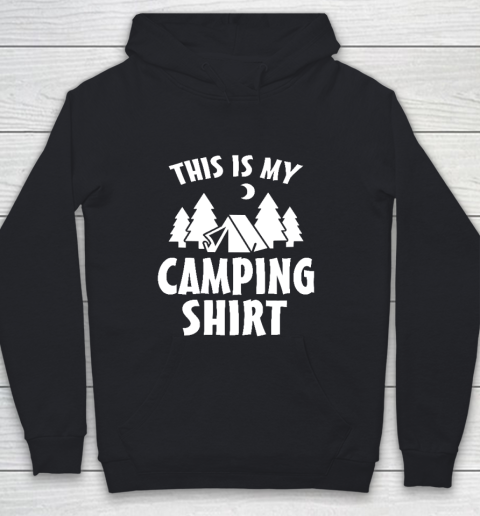 This is My Camping Shirt  Funny Camping Youth Hoodie