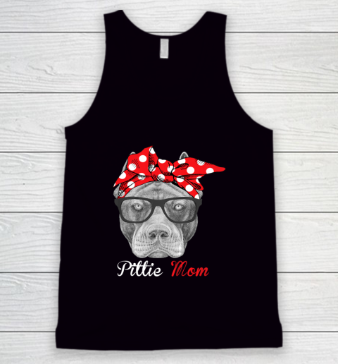 Dog Mom Shirt Pittie Mom Shirt for Pitbull Dog Lovers Mothers Day Tank Top