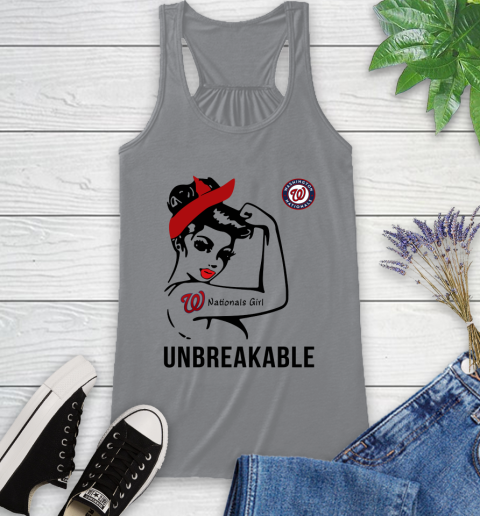 WASHINGTON NATIONALS MLB Toronto Blue Jays Girl Unbreakable Baseball Sports Racerback Tank 3