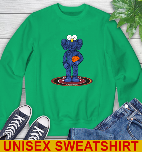 NBA Basketball Miami Heat Kaws Bff Blue Figure Shirt Sweatshirt 7 NBA Basketball Miami Heat Kaws Bff Blue Figure Shirt Sweatshirt - Image 7