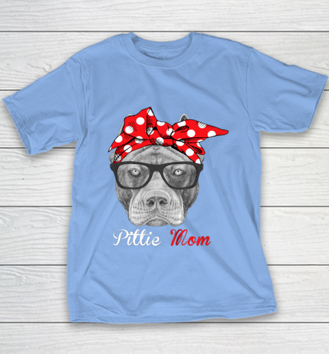 Dog Mom Shirt Pittie Mom Shirt for Pitbull Dog Lovers Mothers Day Youth T-Shirt 8