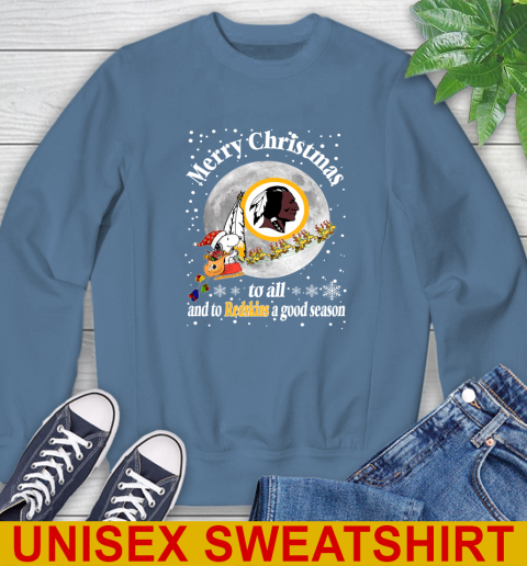 Washington Redskins Merry Christmas To All And To Redskins A Good Season NFL Football Sports Sweatshirt 10