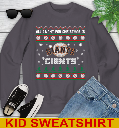 MLB All I Want For Christmas Is San Francisco Giants Baseball Sports 113