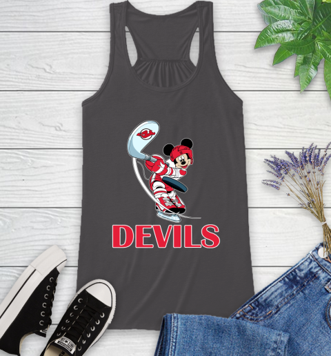 NHL Hockey New Jersey Devils Cheerful Mickey Mouse Shirt Racerback Tank 13 NHL Hockey New Jersey Devils Cheerful Mickey Mouse Shirt Racerback Tank - Image 13