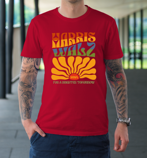 Harris Waltz For A Brighter Tomorrow Boho Aesthetic T-Shirt 8