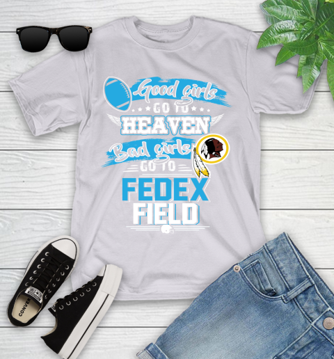 Washington Redskins NFL Bad Girls Go To Fedex Field Shirt Youth T-Shirt 4