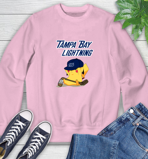 NHL Pikachu Hockey Sports Tampa Bay Lightning Sweatshirt 9