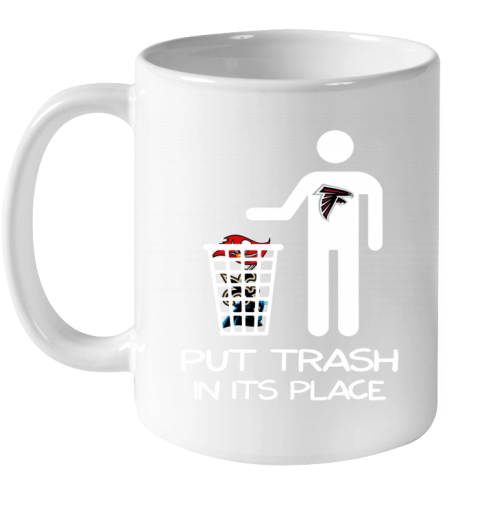 qrku attlanta falcons put trash in its place ceramic mug 110 56 front white